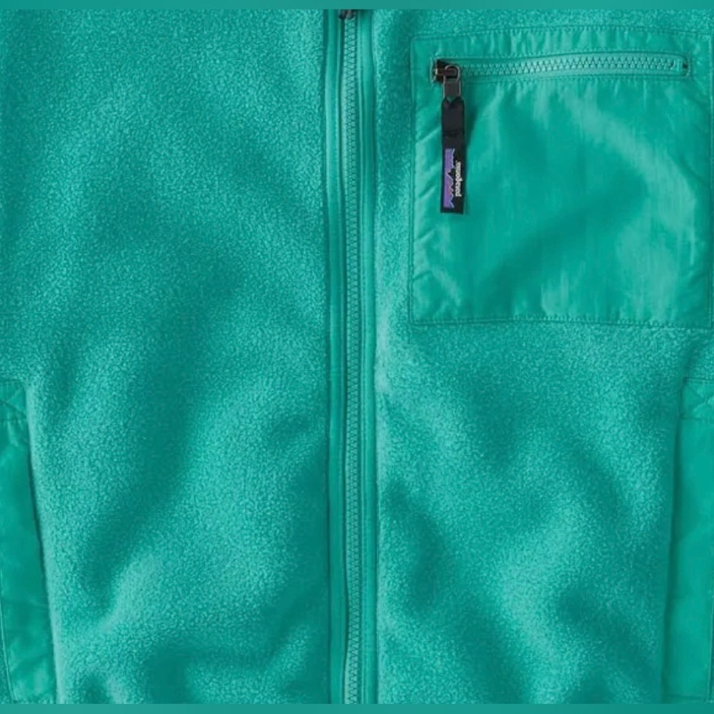 Patagonia Full Zip Medium Synchilla Fleece Jacket in Teal - Picture 6 of 10